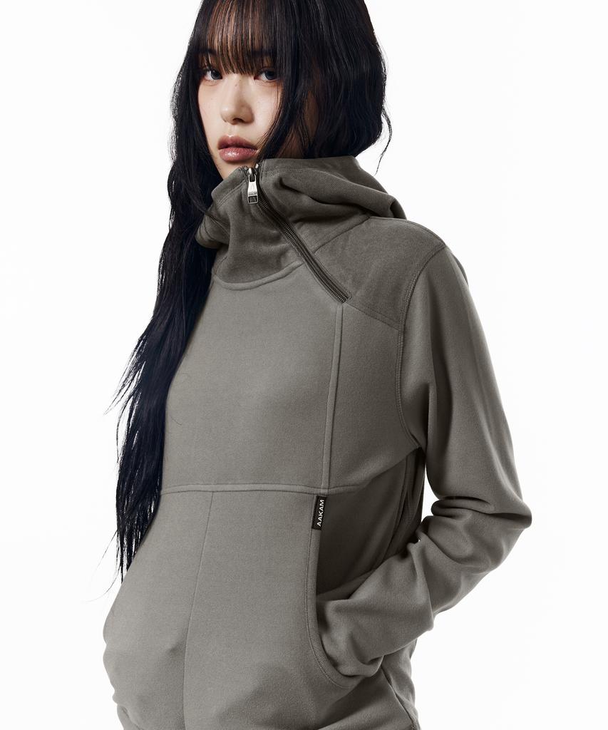 AAKAM Fleece Utility Hooded Long Sleeve (Gray)