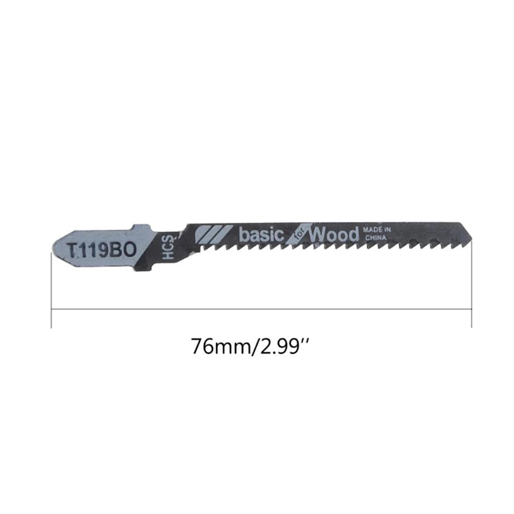 Achieve Precision Cuts Every Time, T119BO HCS Reciprocating Saw Blades for Hard and Soft Wood Cutting, Pack of 10