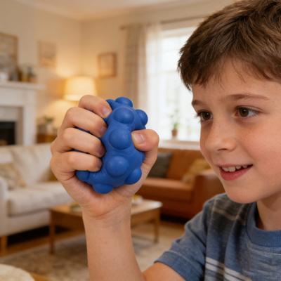 Bubble Stress Ball Food Grade Silicone Squeeze Ball Fidget Toy Anxiety Reduction Decompression Ball Sensory Toy