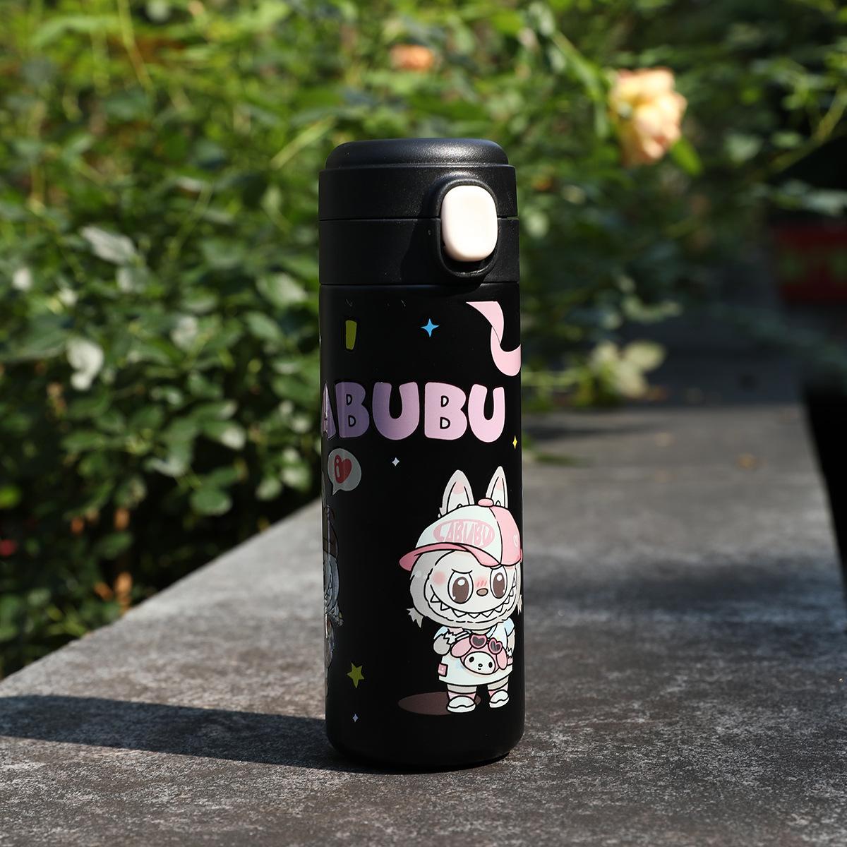 Pea Cup High Value Cute Children s Bouncing Cup 304 Stainless Steel Thermos Cup 420ml