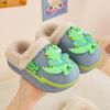 New EVA Boys' Cotton Slippers Cartoon Cute Thickened Warm Removable Cotton Slippers Girls' Baby Cotton Shoes