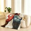 Terence Hill and Bud Spencer Actors Throw 240g flannel blanket, suitable for sofas, beds, offices,  exquisite gift blankets