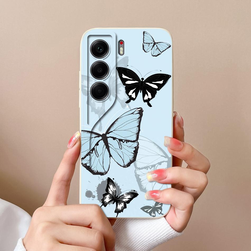 For Tecno Camon 40 Pro Phone Case Cute Animals Soft Back Cover Liquid Silicone Phone Shell For Camon40 Pro 4G 5G Anti Drop Funda