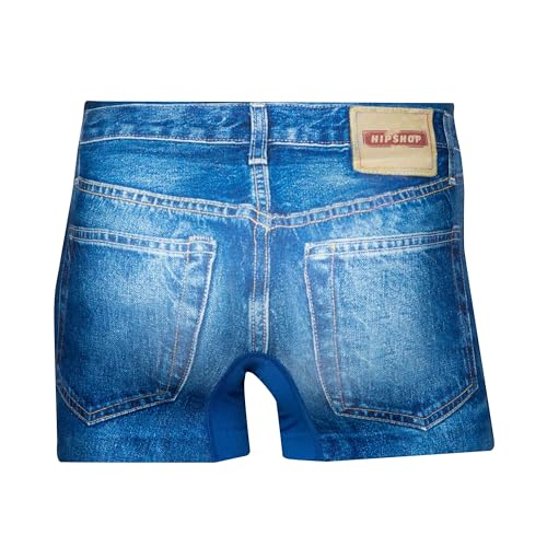 Hip Shop Men's Denim (Used Indigo) Polyester Boxer Briefs HE8241A107
