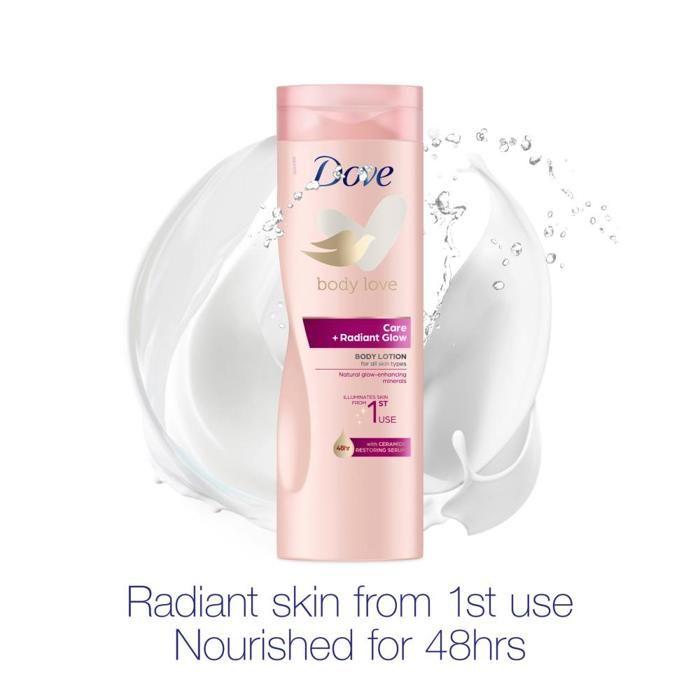 Körperlotion - Dove - Body Love Care - Strahlender Glanz - 400ml - Alle Hauttypen