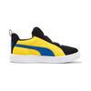 Puma Joyflex Sliptech Retro Casual Low-Top Kids Skate Shoes Kids Sneakers Black Blue Yellow 401140-04