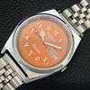 AUTOMATIC VINTAGE REFURBISHED SEIKO 5 6309A JAPAN MENS ORANGE WATCH a442568-1