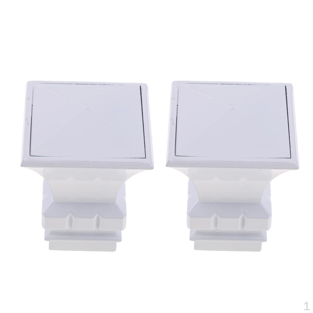 

1 Pair Drapery Curtain Rod Ends Caps Finials For 22mm/ - 28mm Pagoda 28mm Pagoda