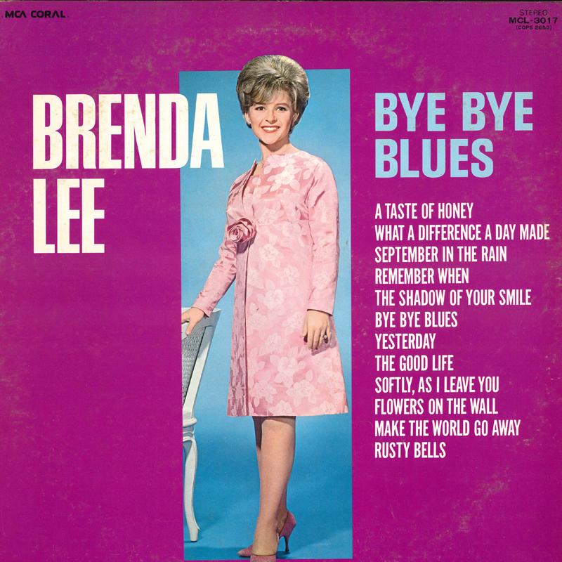 

LP Record BRENDA LEE - Bye Bye Blues MCL3017 MCA 1975 Japan Pop Used