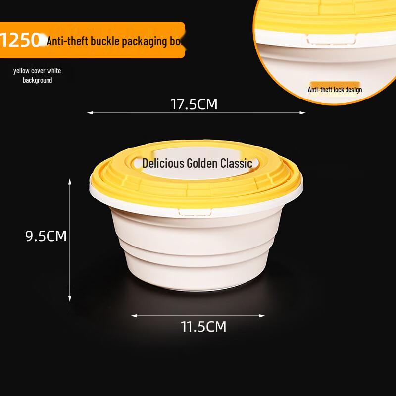 Handdon Classic 1250 Round Takeaway Container