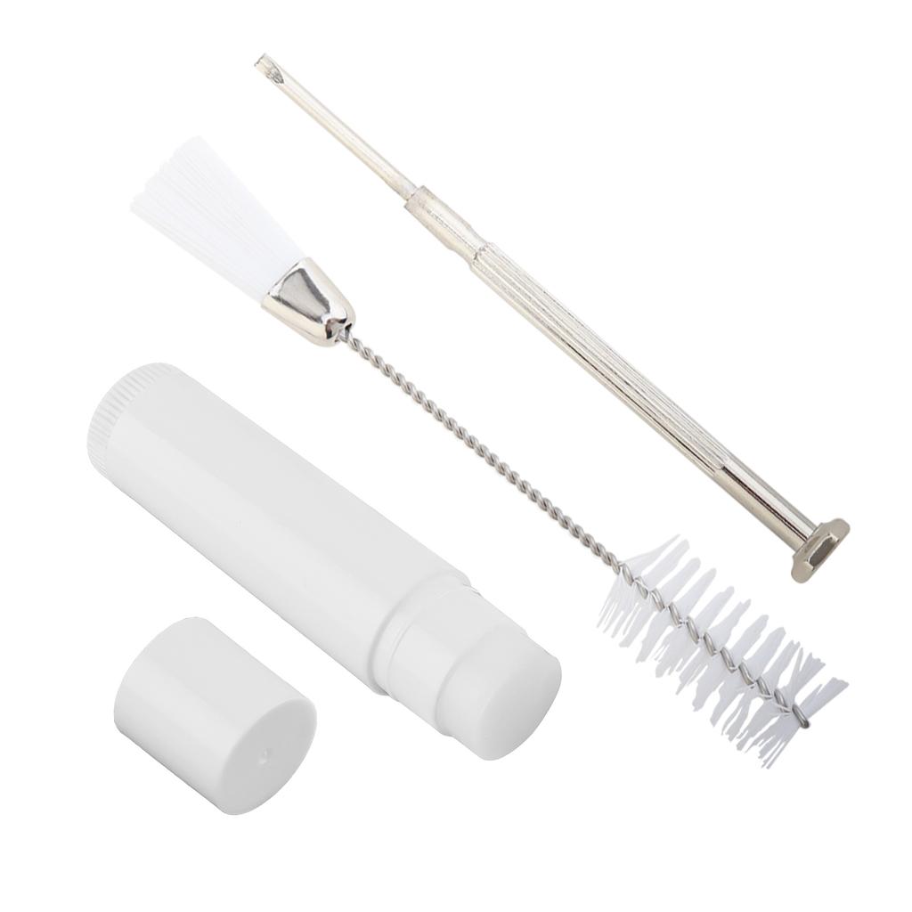 8pcs Professional Flute Cleaning Kit with Rod, Swab, Microfiber Cloth & Tools - Flute Maintenance Set for Woodwind Instruments