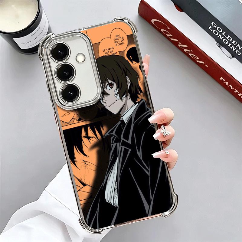 Bungo Stray Dogs Manga Plating Phone Case For Samsung A17 A07 A37 A57 A16 A56 A15 A55 A14 A54 A13 A53 A26 A36 A25 A35 A24 A34 A2