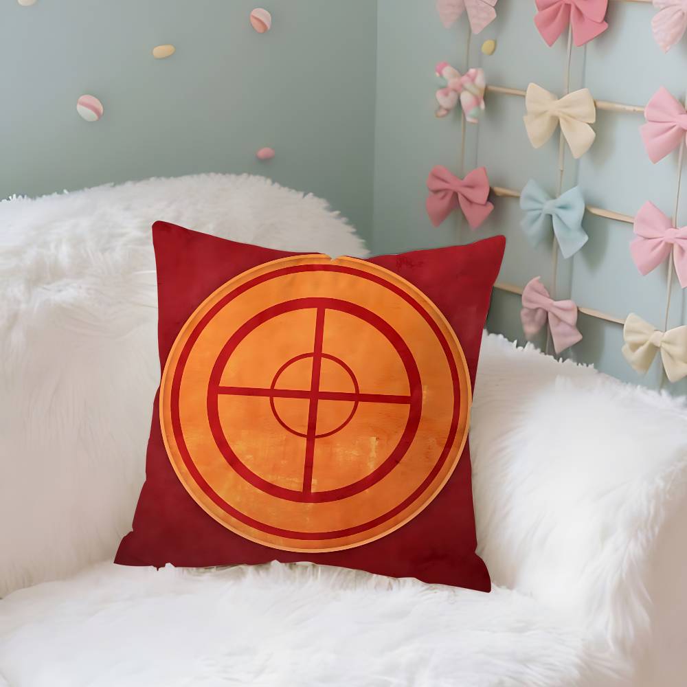 Game-T-tF2-Engineer-Explorer Red Blue TeamS Cool Throw Pillow Covers Pattern Cushion Cover Suitable For Sofa Bedroom Car Pillow