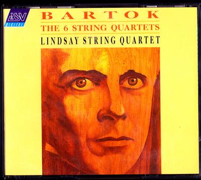 CD BÉLA BARTÓK, THE LINDSAYS - The 6 String Quartets  CDDCS301 ASV Digital 1988 Japan Classical Used