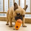 Multi Function Bite Resistant Pet Leakage Food TRP Durable Interactive Dog Pinecone Shape Slow Feeder for Cats and Dogs