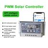 12V/24V 10A/20A/30A/40A/50A High Definition LCD Digital Display Bluetooth Solar Charge Controller  Repair PWM Solar Controller