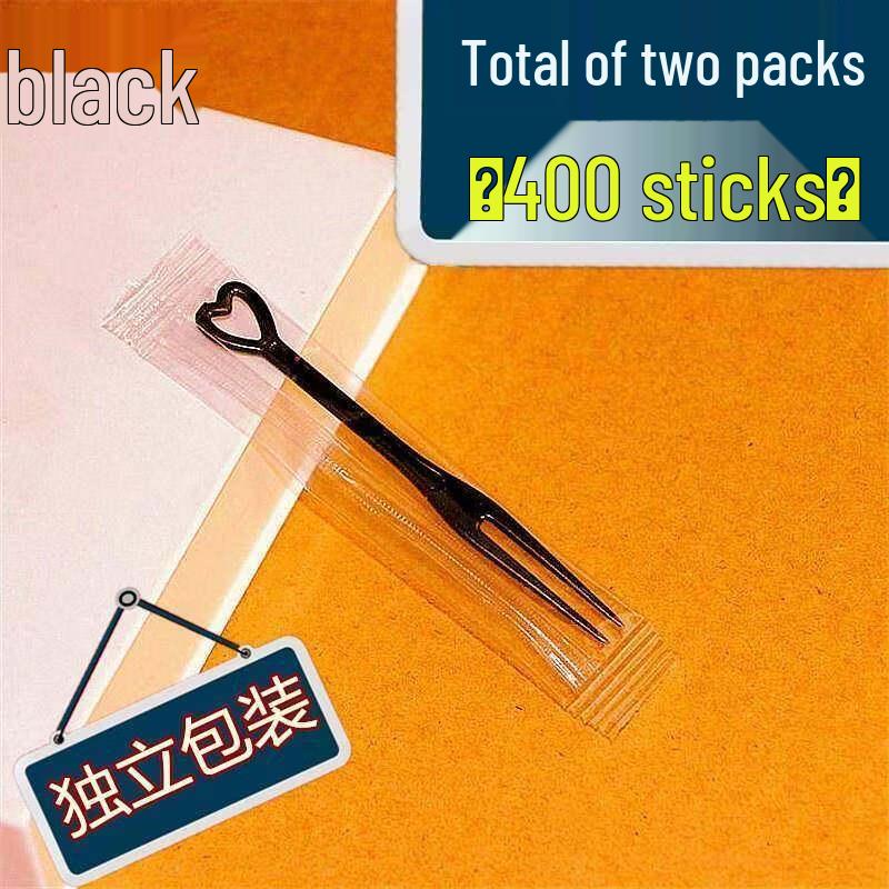 Individually Wrapped Transparent Plastic Dessert Forks