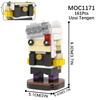 MOC Demon Bricks Anime Figure Slayer Head Tanjirou Mitsuri Inosuke Building Blocks Friends Gift Toys For Children Adult 3D Medol