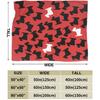 Scottie Dog Cute Pattern Super Soft Warm Fleece Blanket, Comfortable Flannel Blanket, Four Season Blanket Suitable for Bedroom Bed and Sofa