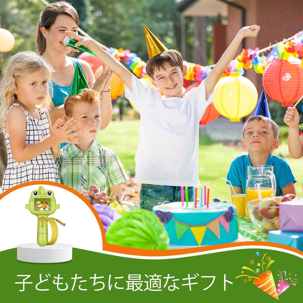 OUTACT STEM Educational IPS USB PC Electronic 1M Adjustable IP67 for Elementary School Boys and Birthday Science Education Tool Kids' Microscope,