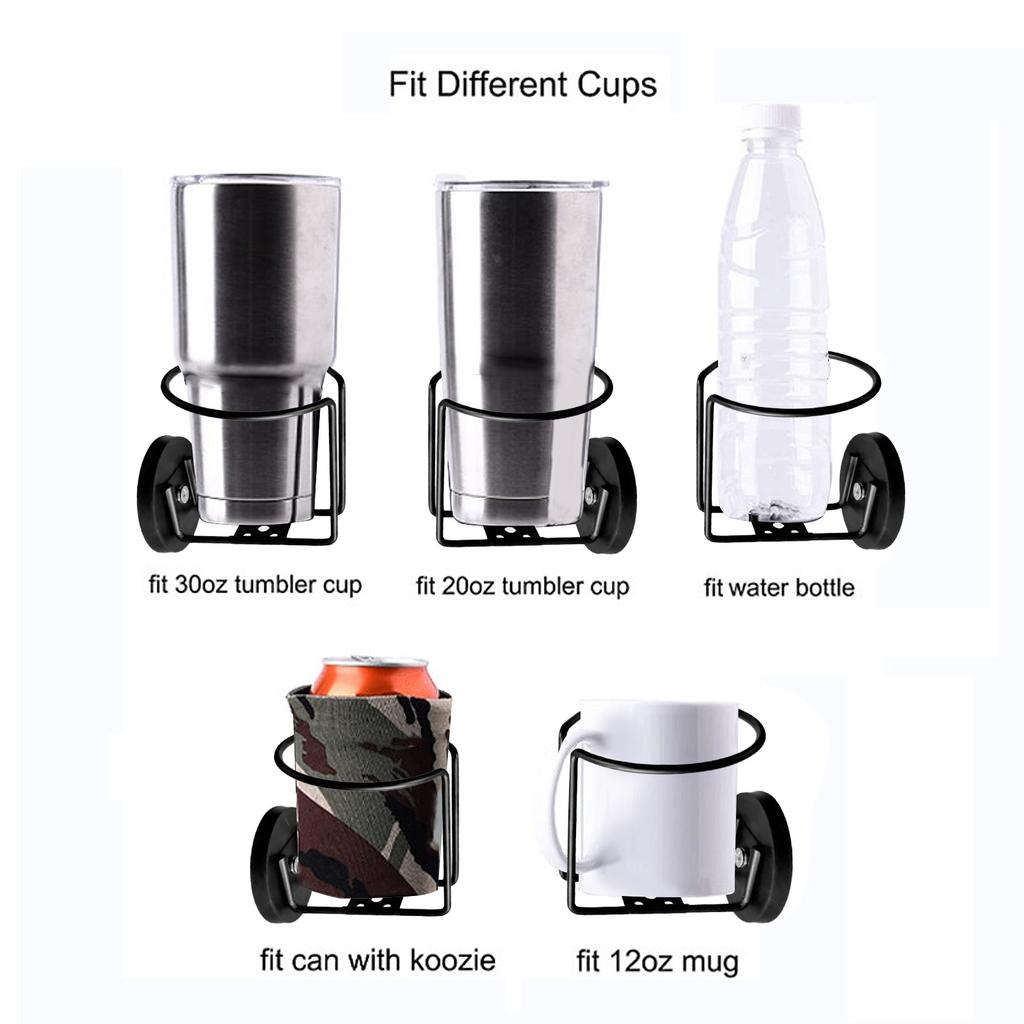 Magnetic Cup Holder Strong Magnetic Cup Caddy Magnetic Drink Holder for Tractor Mower Truck Magnetic Drink Rack
