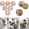 Mutianliao Toy Balls, Cat Mint Bell Balls, Octagonal Balls, Self-entertaining and Playful Cat Pet Toys, Kittens