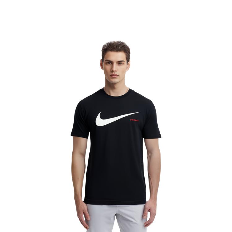 Nike T Shirts Men's Crew Neck Moderate Straight Fit CK2253-010