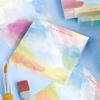 100 Sheets Romantic Illusion Gradient High Aesthetic Value Sticky Notes Ins Non-Sticky Memo Paper Notebook Writing Pad Material