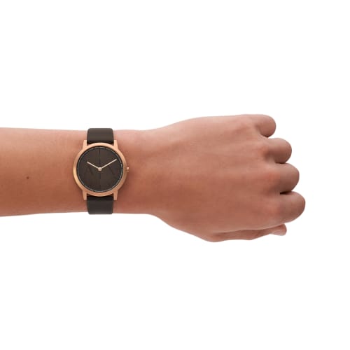 Armani Exchange Analog Men's Watch, Brown, Strap