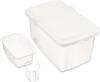 Inomata Chemical Rice Bin Revolution with Measuring Made In Set of 2 (Inomata-k) Cup, 5kg, Japan,