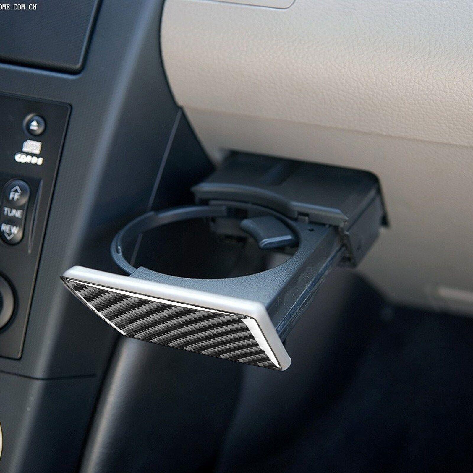 Real Carbon Fiber Co-Pilot Storage Box Handle Cover For Nissan 350Z 2003-2009