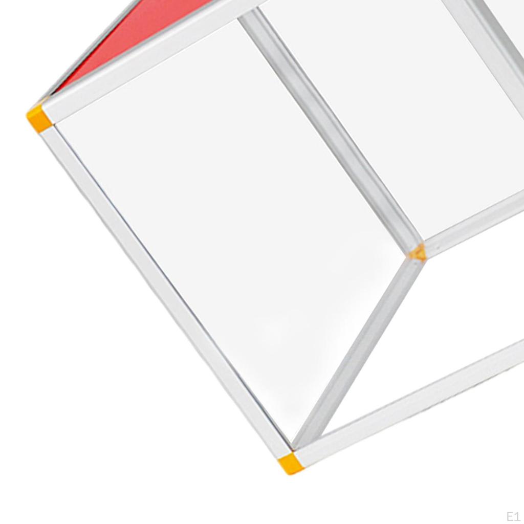 Clear Lucky Draw Box Comment Lottery for Business Fundraising Voting 20x20x20cm Four sides