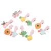 20pcs Pet Fruit Hair Clips Resin Pet Fruit Hairpin Pet Hair Grooming Accessories for Birthday Parties Weddings