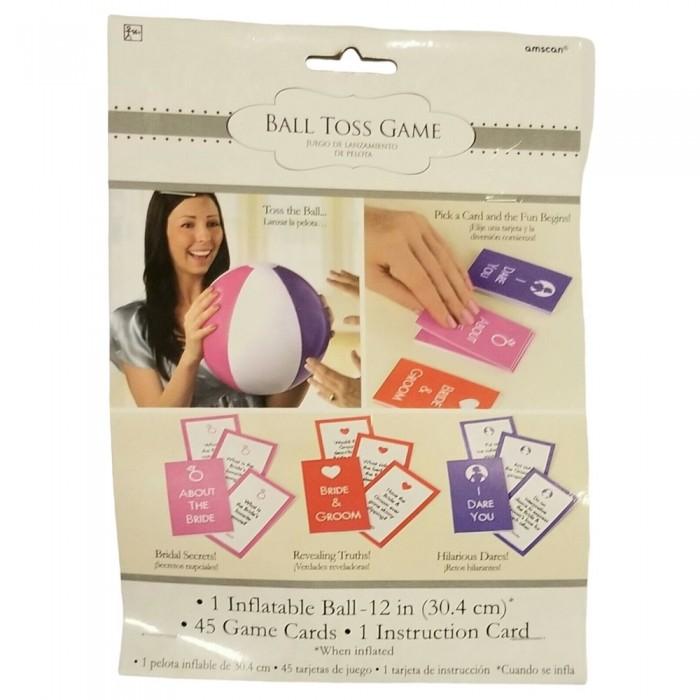Amscan Ball Toss Bridal Shower Party Game One Size noir