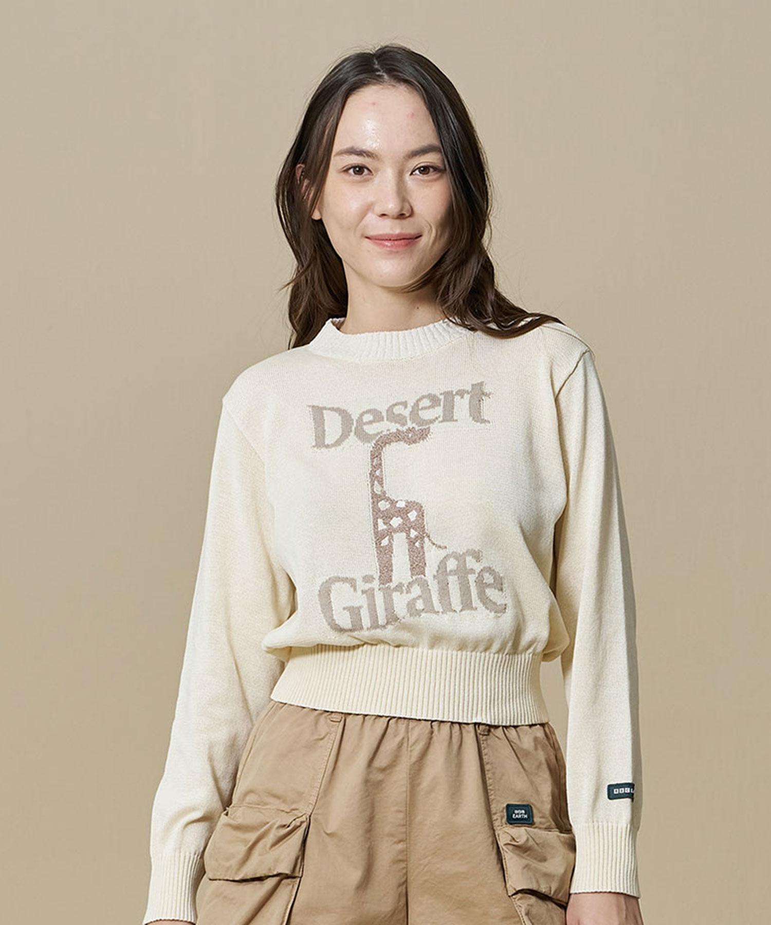 Bbc Earth W Animal Round Sweater_Ivory Ivory/090