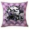 Witch with Skull and Books PillowcaseSuitable for living room bedroom sofa decorative cushion cover pillow cover