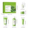 5pcs/box Skin Care Set Green Tea Facial Cleaner Soothes Skin Face Toner Tea Serum Moisturizing Cream Repairing Eye Cream Kits