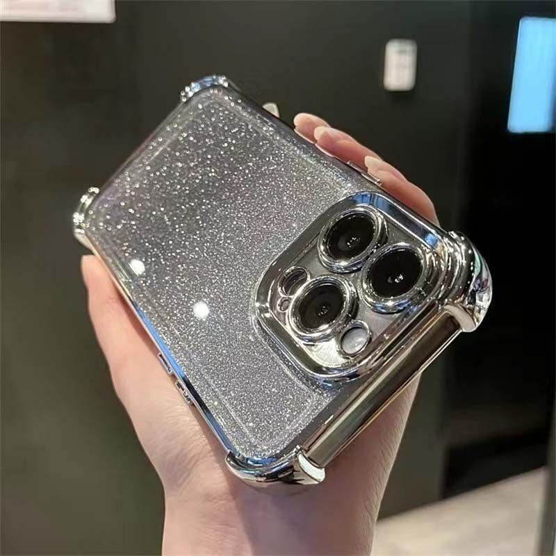 Glitter Magnetic Mirror Holder Case For OPPO A79 A2 5G A78 A38 A18 A17 A16 A15 A15S A3 PRO A76 A96 A57 2022 A54 A58 A53 A33 2020