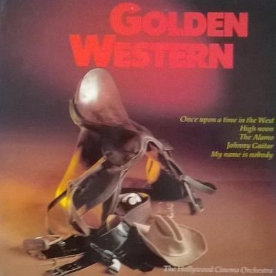Disco LP HOLLYWOOD CINEMA ORCHESTRA  Temas Musicais Dourados de Filmes de Faroeste MCR1704 MCR 1982 Holanda Jazz Usado