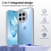 Oneplus 12R CPH2609 CPH2611 Case Air Cushion Shockproof Silicone Bumper Clear Matte Back Cover Hard Phone Case for Oneplus12R 5G
