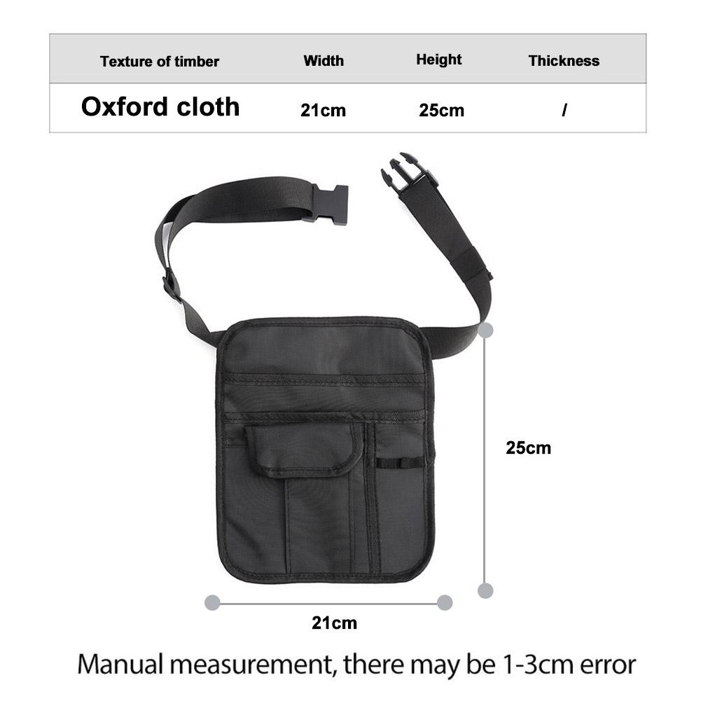 Tool Waist Bag Medical Staff Universal Multi Pocket Work Pocket Storage Hip Pouch for Waitress Apron  for Bars Cafes 1-5pcs