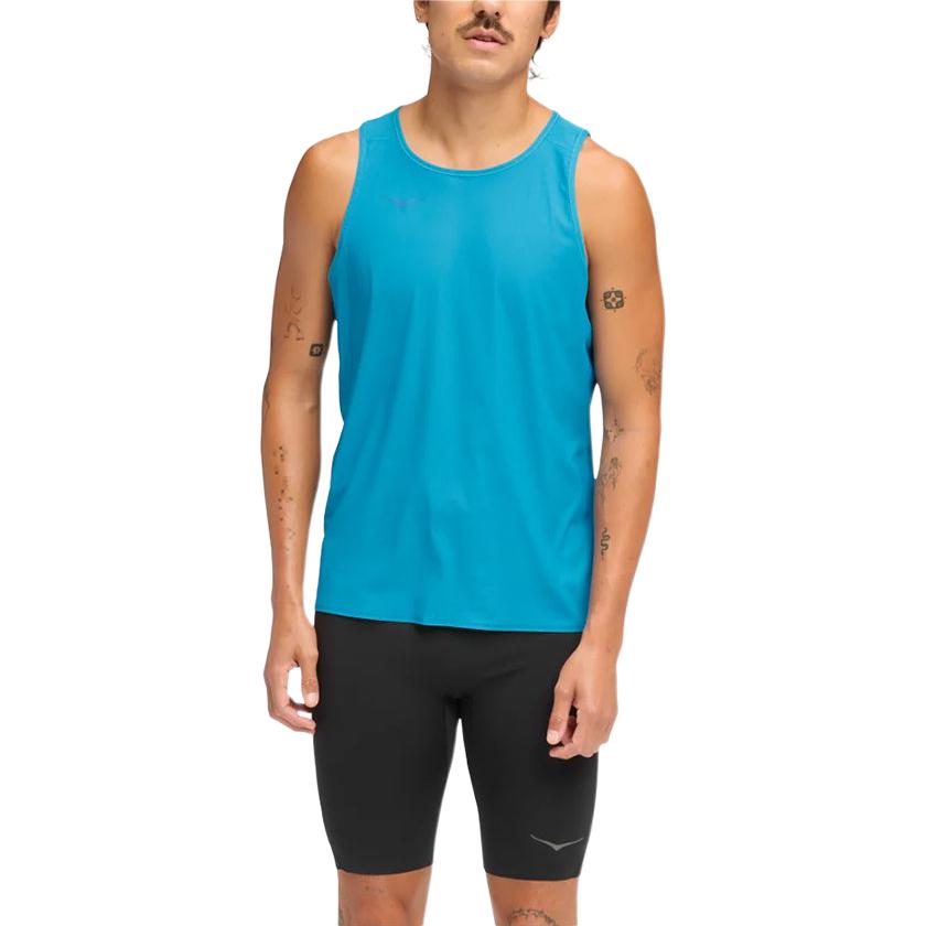 

HOKA ONE ONE Solid Color Crew Neck Pullover Vest Men tops 1175770-HKB S