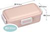 Skater Antibacterial Bento Box with Soft Dome Dull Made In Lid, 530ml, Pink, Japan, PFLB6AG-A