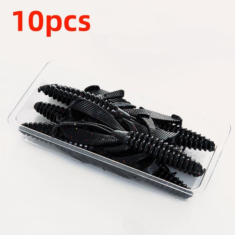 Extra Large Realistic Shrimp-Shaped Soft Worm Fishing Bait with Double Ridge Tail – Suitable for Freestyle Fishing and Big Fishi