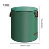 Large Capacity Garden Leaf Bag Branches and Fallen Leaves Collection Bag Dark Green PP Woven Reusable Plant Garbage Bag Supplies
