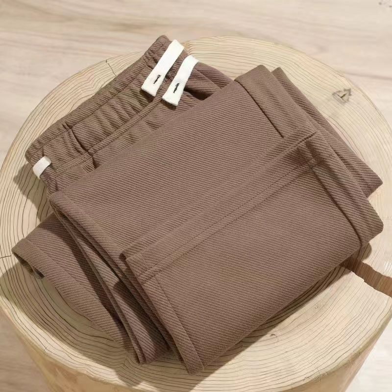 Mens Loose Fit Casual Pants With Micro Elastic For Autumn Comfort