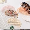 Lightweight And Compact Geometric Comb For Convenient Hairstyling Experience Semi Circular Hair Comb Acetate Board Comb