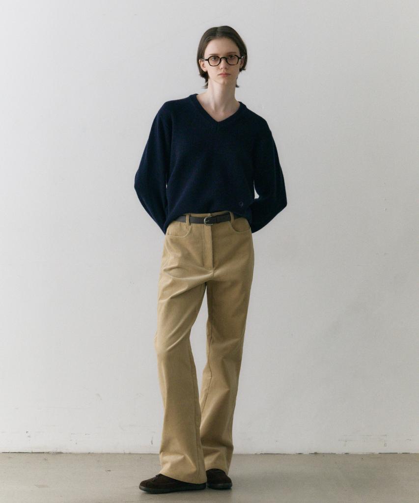 OSTKAKA Essential V-Neck Pullover Navy