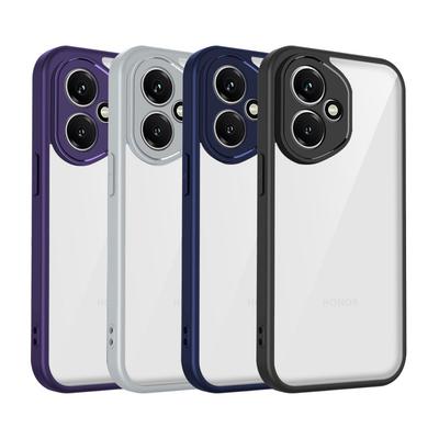 Clear Soft Frame Phone Case for Honor 400 Pro X8C X9B X6C X7C X9C X60 Pro Magic 6 Lite Shockproof Cover Hard Acrylic Back Shell