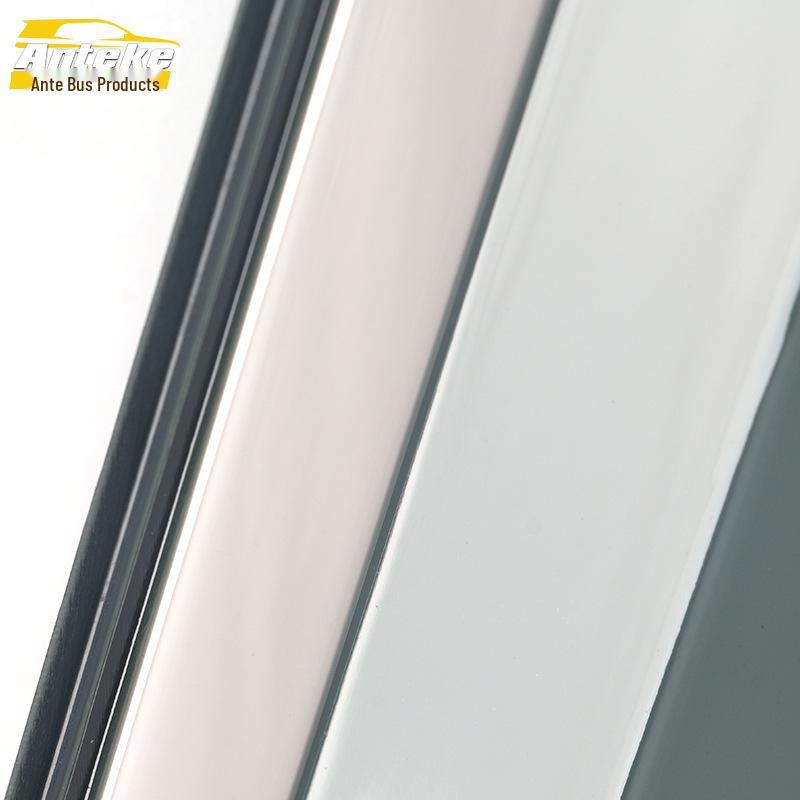 16-20 X1 Rain Shield 3D Stainless Steel Trim & Deflector Sticker for Cars